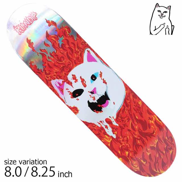 RIPNDIP Nerm In Heck Deck RED 8.0 8.25 inch スケートボード ...